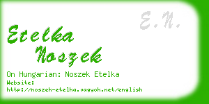 etelka noszek business card